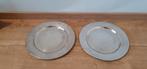 2 x verzilverde borden schalen merk: sola, Ophalen of Verzenden, Zo goed als nieuw, Overige stijlen, Bord(en)