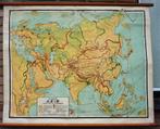 Oude schoolkaart van Azië  van Noordhoff/Bos, Ophalen of Verzenden, Geschiedenis