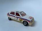 model Citroën Visa Trophee wit met stickers 1/43 Norev, Hobby en Vrije tijd, Modelauto's | 1:43, Ophalen of Verzenden, Gebruikt