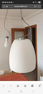 ikea Osmium hanglamp, Huis en Inrichting, Lampen | Hanglampen, Ophalen, Zo goed als nieuw, Glas, 75 cm of meer