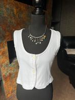 Spierwitte top/gilet maat 38, Ophalen of Verzenden, Zo goed als nieuw