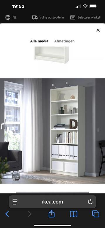 Ikea Billy kast. - afbeelding 9