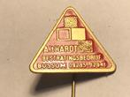 Metalen A. 't HARDT BESTRATINGSBEDRIJF BUSSUM Speld (Rood)., Verzenden, Zo goed als nieuw, Merk, Speldje of Pin