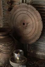 Houten ornament op standaard nr. 6, Ophalen of Verzenden, Www.jufbrocante.nl, Www.jufbrocante.nl, Www.jufbrocante.nl