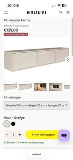 Naduvi Fermo TV Kast 150cm - Al Gemonteerd!, Ophalen, Overige materialen, Met klep(pen), 150 tot 200 cm