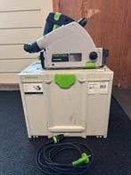 Festool TS55F, Doe-het-zelf en Verbouw, Gereedschap | Zaagmachines, Ophalen, Invalzaag, Zo goed als nieuw, 30 tot 70 mm