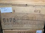 Owc 12 flessen Lynch-Bages Pauillac 1973 grand cru classe, Verzamelen, Blikken, Ophalen of Verzenden, Gebruikt, Overige, Overige merken