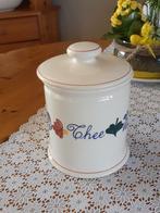 Boerenbont voorraadpot thee, Overige typen, Ophalen of Verzenden, Zo goed als nieuw, Aardewerk