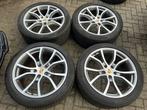 Originele Porsche Cayenne Velgen 21 inch Pirelli zomerbanden, Auto-onderdelen, Banden en Velgen, Ophalen, Gebruikt, 285 mm, Banden en Velgen