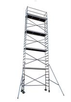 Steiger met dakkapelopbouw - Rontrex, Ophalen, Gebruikt, Gevelsteiger, 5 meter of hoger