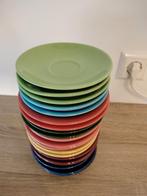 20 gekleurde schotels, Ophalen of Verzenden, Zo goed als nieuw, Overige stijlen