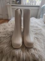 Witte Laarzen met Blokhak - Maat 40 - Nieuw, Kleding | Dames, Schoenen, Ophalen of Verzenden, Nieuw, Wit, Lage of Enkellaarzen