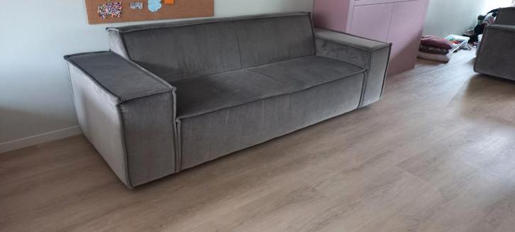 SEVN 4-Zits bank, taupe 250x95x80cm (lxbxh), Huis en Inrichting, Banken | Bankstellen, Zo goed als nieuw, Tweepersoons, 150 tot 200 cm