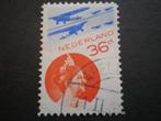 Nederland luchtpost LP 9Aa 14¼ x13¼ gebruikt (V 764)..€ 0,10, Postzegels en Munten, Postzegels | Nederland, Verzenden