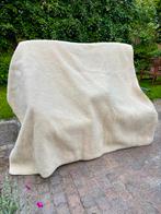 100%zuiver wol wollen luxe deken groot en zwaar! 195x197, Huis en Inrichting, Woonaccessoires | Plaids en Woondekens, Ophalen of Verzenden