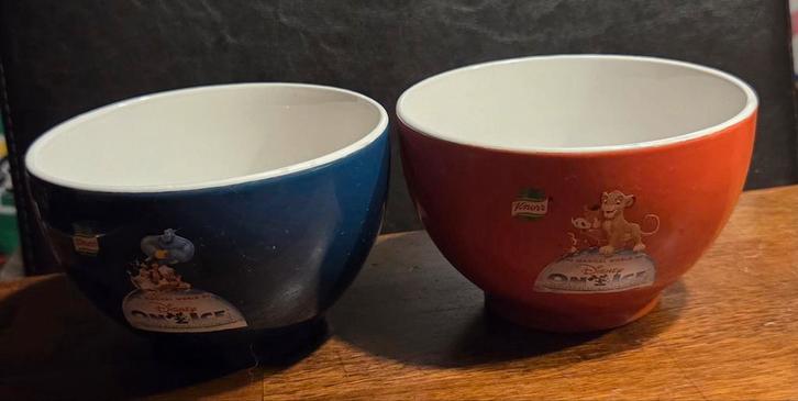 Vintage Knorr kommen Disney on Ice, Huis en Inrichting, Keuken | Servies, Zo goed als nieuw, Kom(men), Overige stijlen, Keramiek