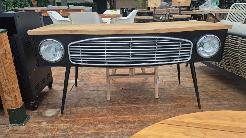 Uniek Industrieel Bureau / Sidetable – Autodesign, Huis en Inrichting, Ophalen, Nieuw