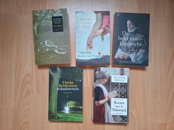 5 spannende en/of historische Nederlandse boeken beschikbaar voor biedingen