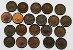 **  Nederland  -  21 x 1 Cent - jaren tussen 1960 en 1980  *, Verzenden, Koningin Wilhelmina, 1 cent, Setje