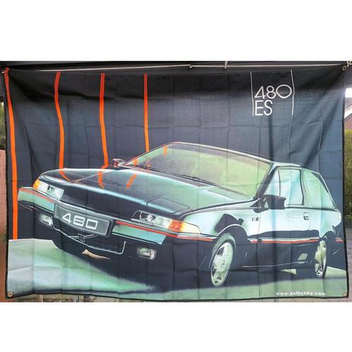 banner Volvo 480 ES, Verzamelen, Merken en Reclamevoorwerpen, Nieuw, Ophalen of Verzenden