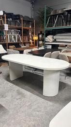 Ovale Eettafel Macie Marmercomposiet 215 cm Lifestylefurn, Ophalen