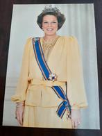 Koningin Beatrix, Verzamelen, Koninklijk Huis en Royalty, Ophalen of Verzenden, Nederland, Kaart, Foto of Prent