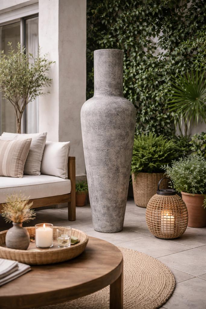 Hoge Vloervaas - 58 Cm Moderne Woondecoratie Vaas,Centrepiece Moderne