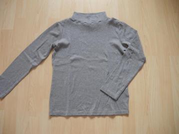 VÖGELE grijs melange colshirt coltruitje coltrui maat 152 beschikbaar voor biedingen