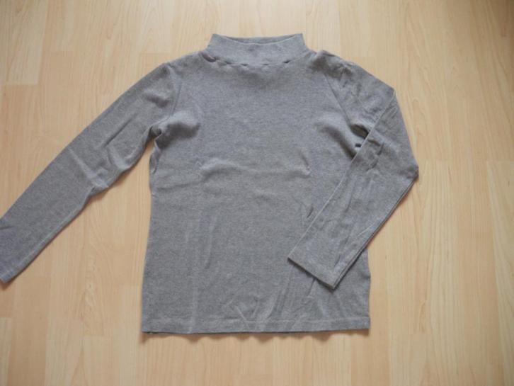 VÖGELE grijs melange colshirt coltruitje coltrui maat 152, Kinderen en Baby's, Kinderkleding | Maat 152, Zo goed als nieuw, Meisje