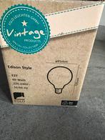 2x Vintage Edison Lampen - 60W - Nieuw in doos, 30 tot 60 watt, Nieuw, Soft of Flame, Gloeilamp