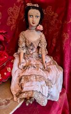 Antieke Franse grote sofa doll, Ophalen of Verzenden