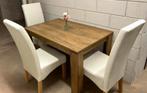 Eettafel + 4 eettafelstoelen, Ophalen, Gebruikt, Vier personen