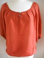 YAYA bloes tuniek ketchup oranje maat 38 - nieuw -, Kleding | Dames, Blouses en Tunieken, Maat 38/40 (M), Nieuw, Oranje, Ophalen of Verzenden
