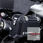 Suzuki Zijkofferset Aluminium (37 + 45 Liter) V-Strom DL 650, Motoren, Accessoires | Koffers en Tassen, Suzuki, Koffer set, Nieuw