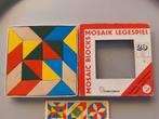 Kleurig VINTAGE houten MOZAÏEK LEGSPEL/ TANGRAM  van TOFA, Ophalen of Verzenden, Gebruikt, Overige typen