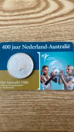 Zilvere 5 euro munt 400 jaar Nederland - Australie 4 stuks, Ophalen of Verzenden, Koningin Beatrix, Euro's
