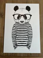 Panda afbeelding kunststof 30x42cm, Ophalen of Verzenden, Wanddecoratie, Zo goed als nieuw