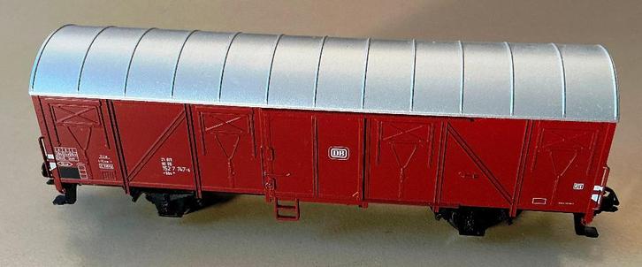 MäRKLIN H0 4710 GESLOTEN GOEDERENWAGEN DB BRUIN, Hobby en Vrije tijd, Modeltreinen | H0, Zo goed als nieuw, Wagon, Wisselstroom