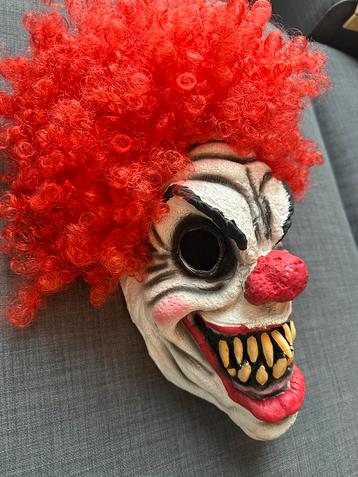Eng professioneel clowns masker halloween / carnaval beschikbaar voor biedingen