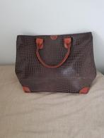 Brics tas. Leer. Donkerbruin, Sieraden, Tassen en Uiterlijk, Tassen | Reistassen en Weekendtassen, 40 tot 60 cm, 20 tot 30 cm