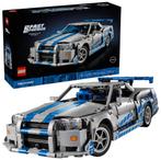 LEGO 2 Fast 2 Furious Nissan Skyline GT-R (R34) 42210, Ophalen, Zo goed als nieuw, Complete set, Lego