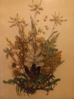 Antiek droogbloemen kunstwerk géén schilderij, Ophalen