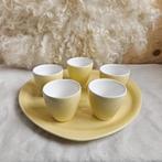 Plateelbakkerij Zuid Holland Gouda eierdopset geel, Antiek en Kunst, Antiek | Servies los, Ophalen of Verzenden