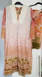 Maat S een keer gedragen indiase roze zomer pak kameez, Ophalen of Verzenden, Roze, Zo goed als nieuw, Maat 36 (S)