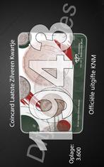 Laatste Zilveren kwartje in coincard KNM 1943 EP, Postzegels en Munten, Munten | Nederland, Ophalen of Verzenden, Koningin Wilhelmina