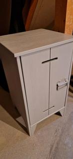 Wood antraciet nachtkastje te koop, Huis en Inrichting, Ophalen, Zo goed als nieuw