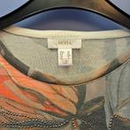 Mona dunne trui grijs/bruin/oranje dierenprints 40 nr 41546, Kleding | Dames, Truien en Vesten, Maat 38/40 (M), Bruin, ., Ophalen of Verzenden