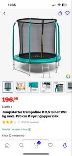 Klarfit Jumpstarter Trampoline - Zo Goed Als Nieuw!, Ophalen, Zo goed als nieuw