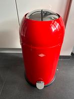 Wesco Kickmaster classic 33 liter rood prullenbak, Huis en Inrichting, Woonaccessoires | Prullenbakken, Gebruikt, Ophalen of Verzenden