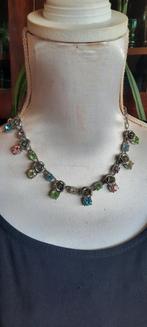 Vintage ketting, collier met Swarovski kristal., Ophalen of Verzenden, Zo goed als nieuw, Met kristal